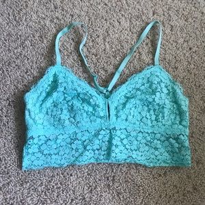 aerie blue bralette